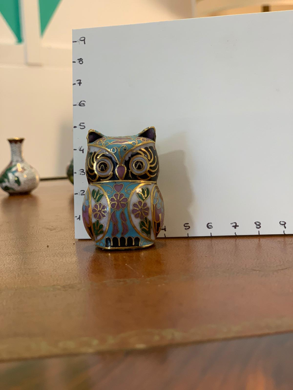 Gufetti in smalto cloisonné - immagine 4