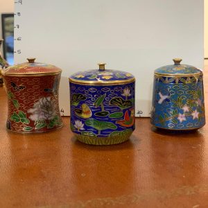 Vasetti in smalto cloisonné