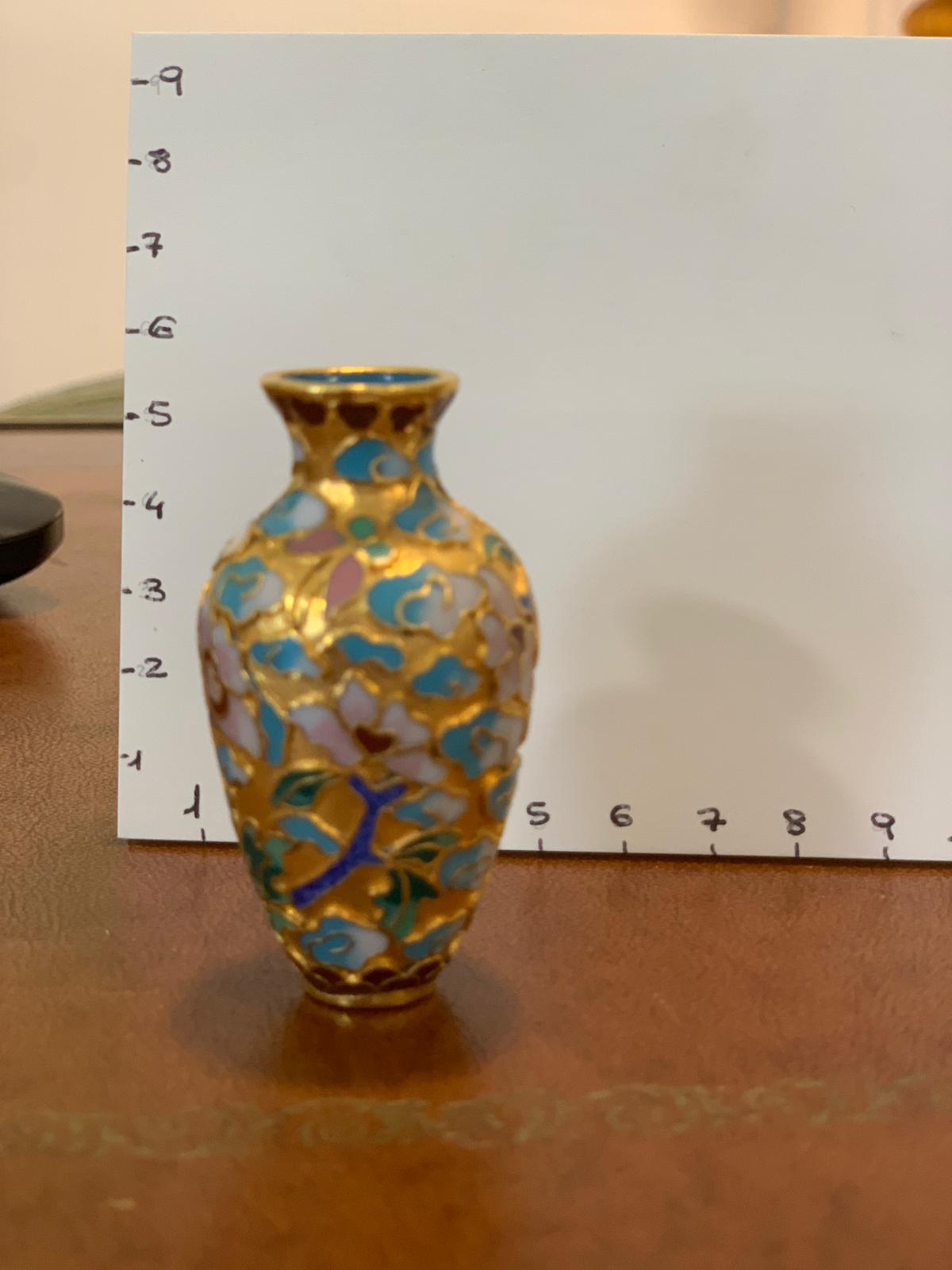 Vasetti in smalto cloisonné - immagine 2