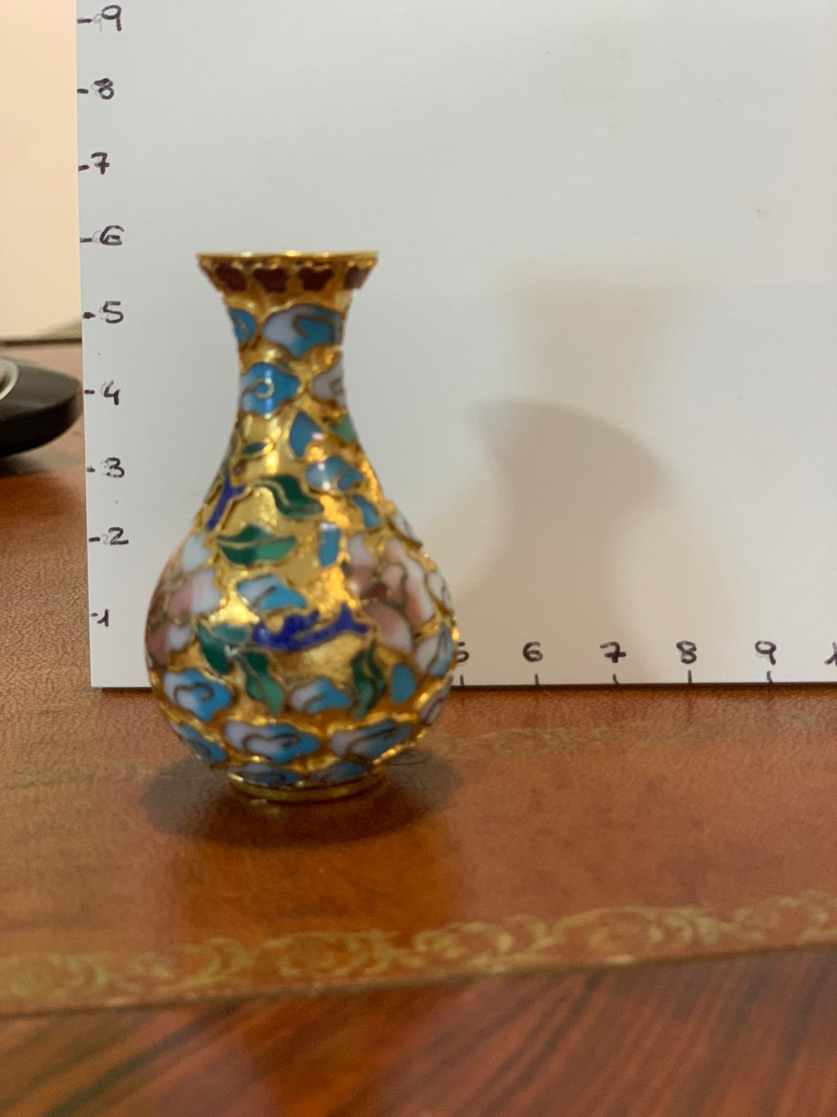 Vasetti in smalto cloisonné - immagine 3