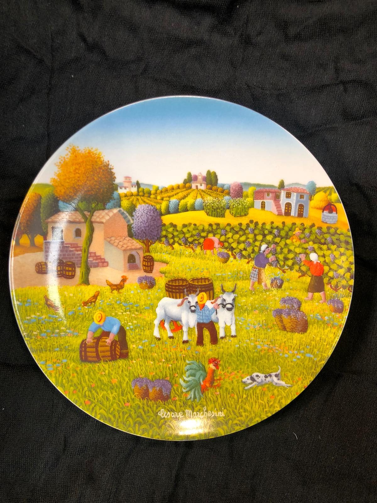 Piatto a parete Limoges - Cesare Marchesini