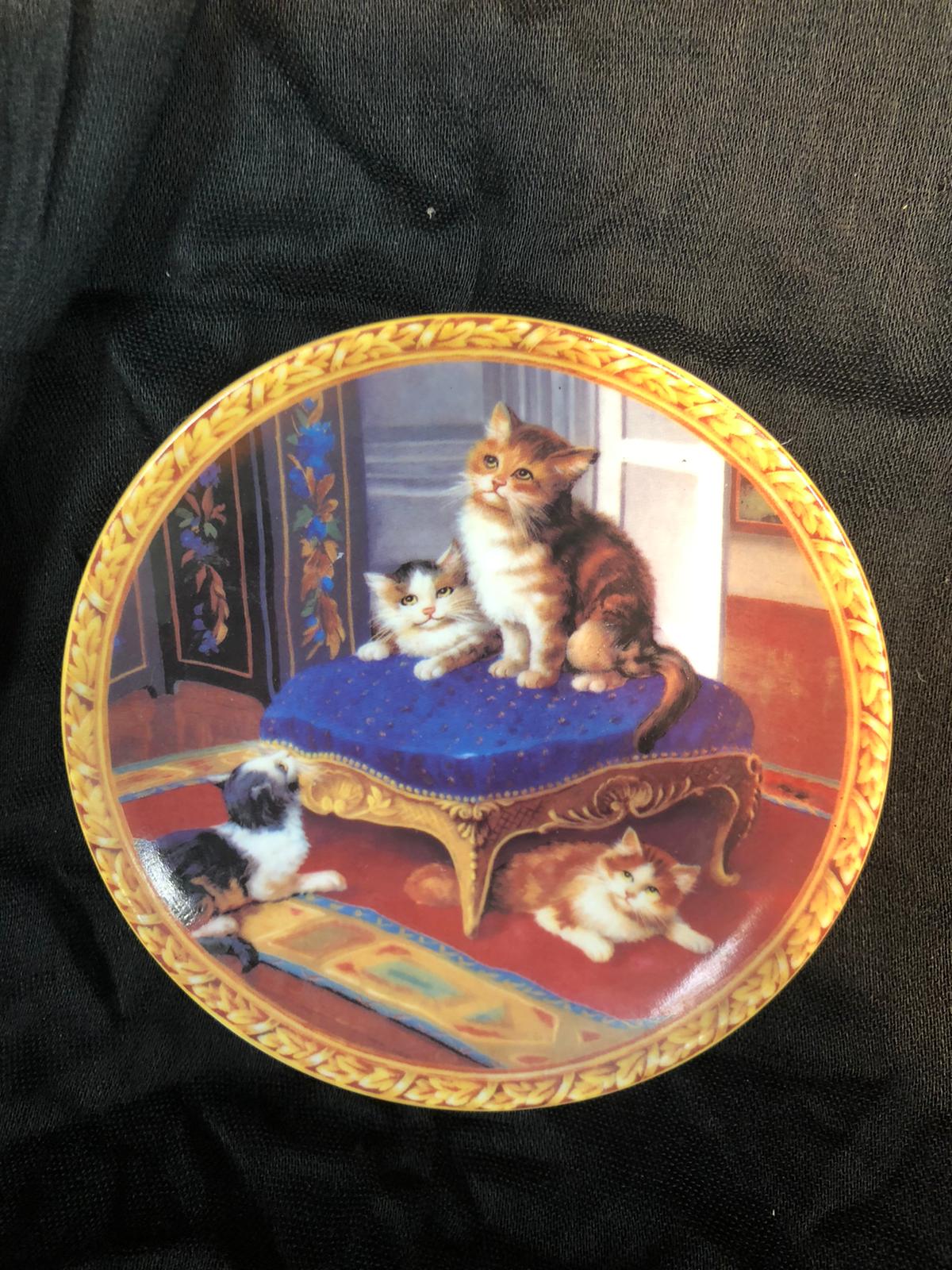 Piatto a parete Limoges - Regency Kittens Collection
