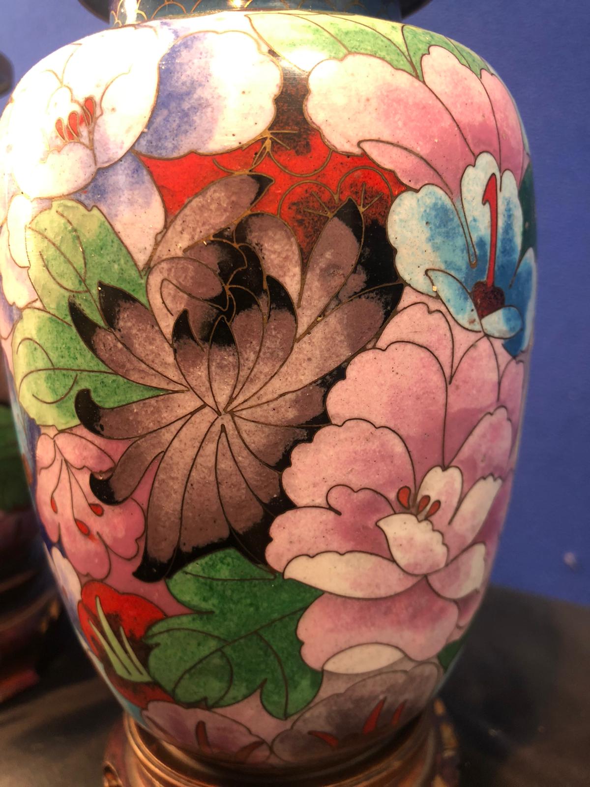 Potiche in smalto cloisonné - immagine 3