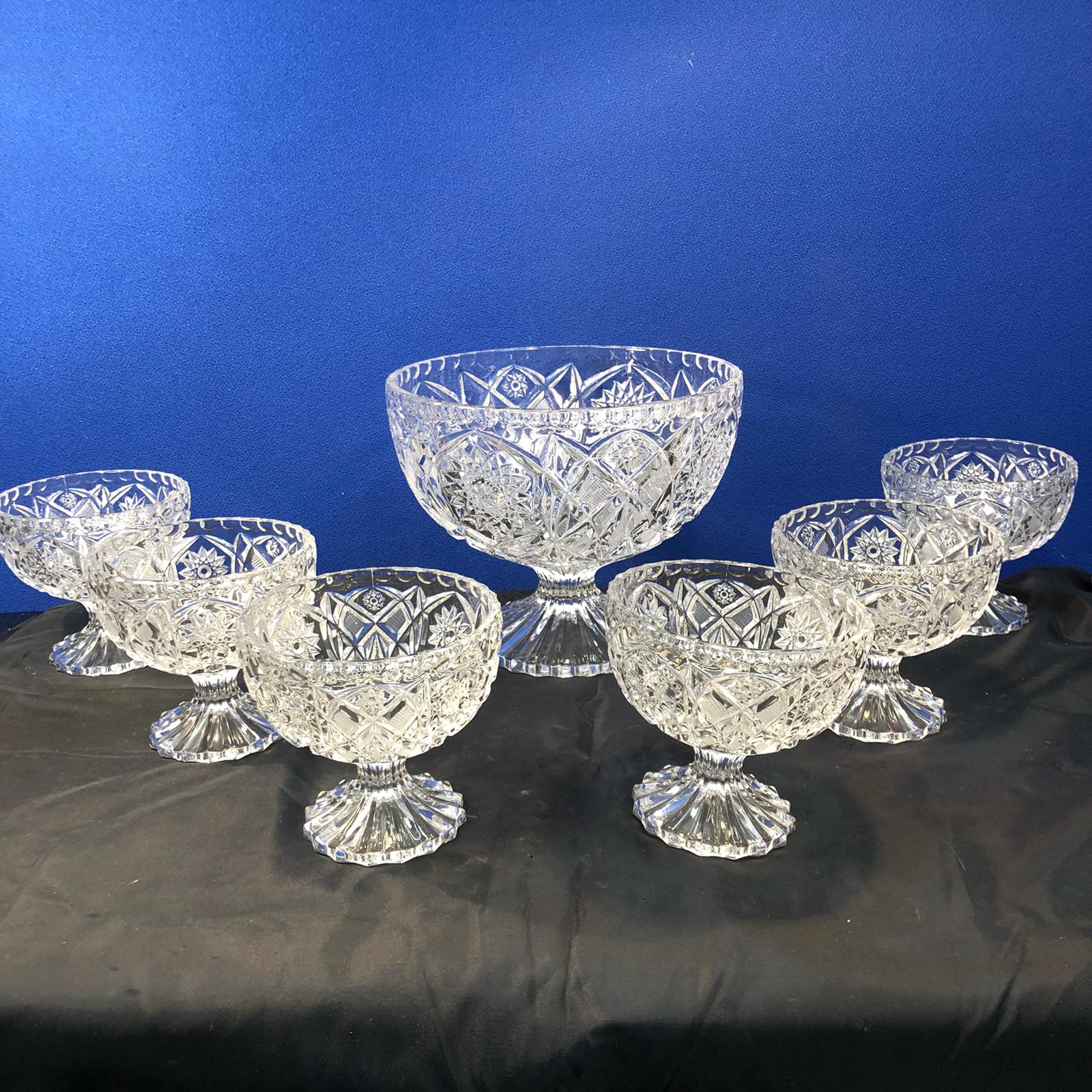 Servizio di macedonia in cristallo