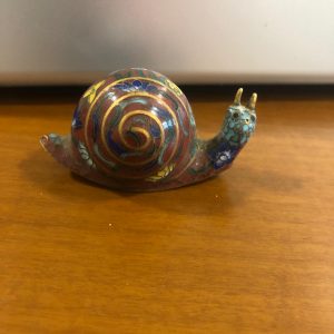 Piccola lumaca in cloisonné