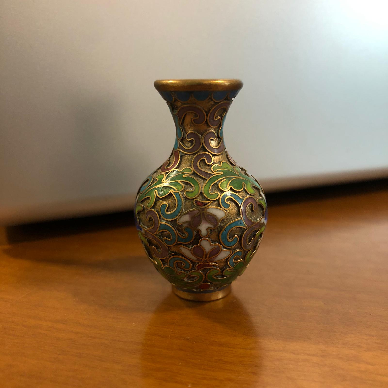 Vaso in cloisonné - immagine 2