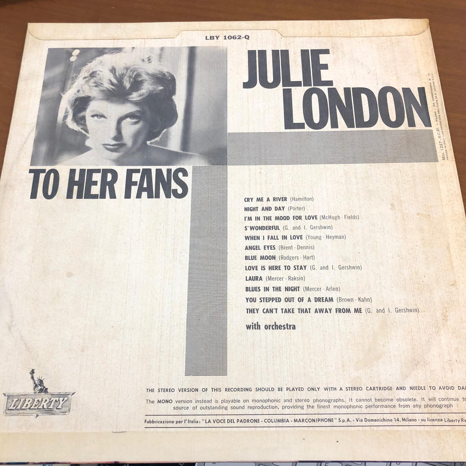 Julie London - To her Fans - immagine 2