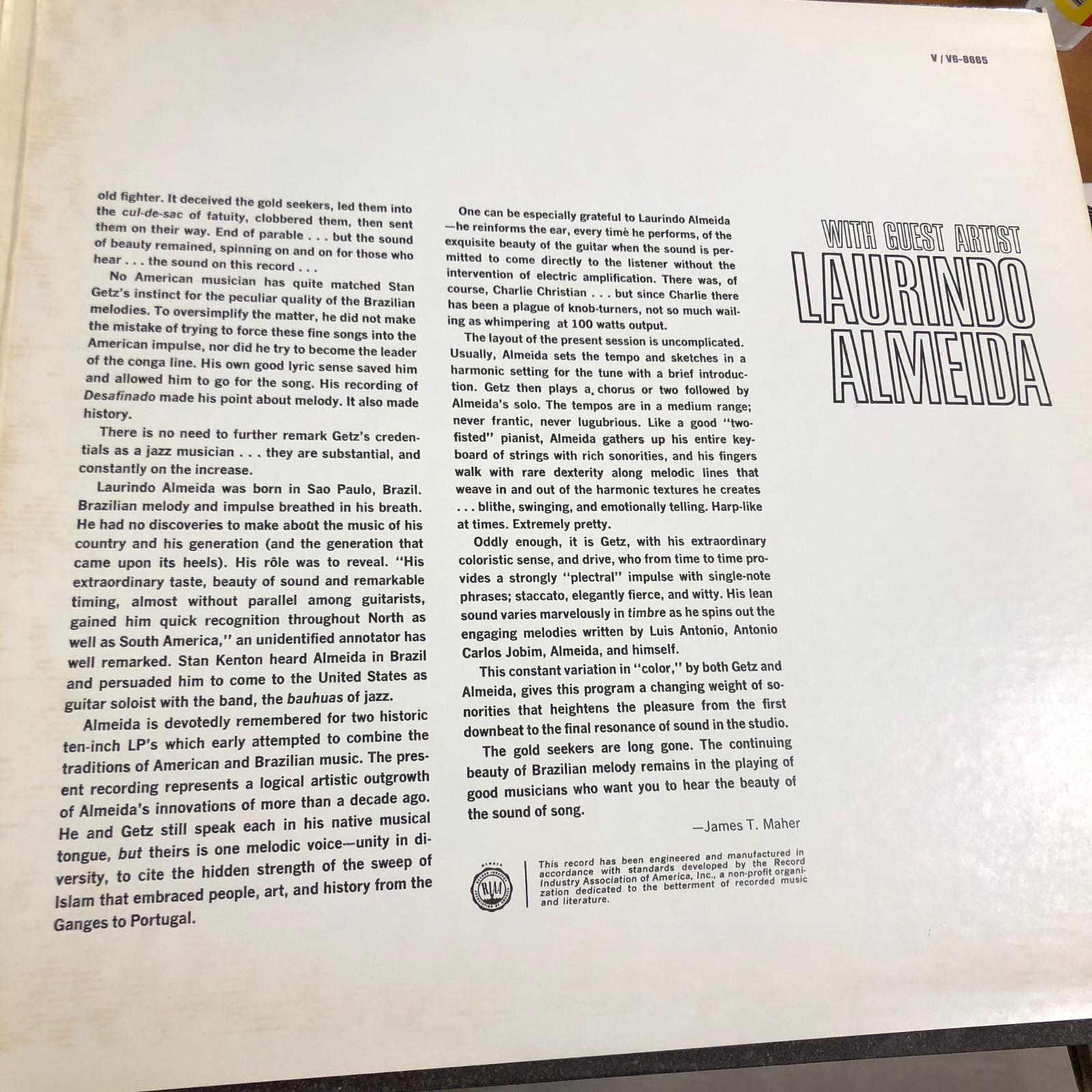 Stan Getz with guest artist Laurindo Almeida - immagine 3