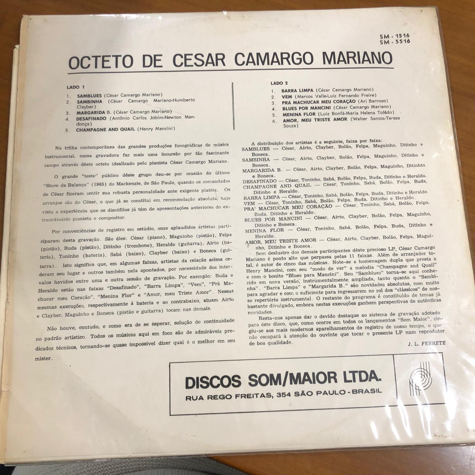 Octeto de César Camargo Mariano - immagine 2
