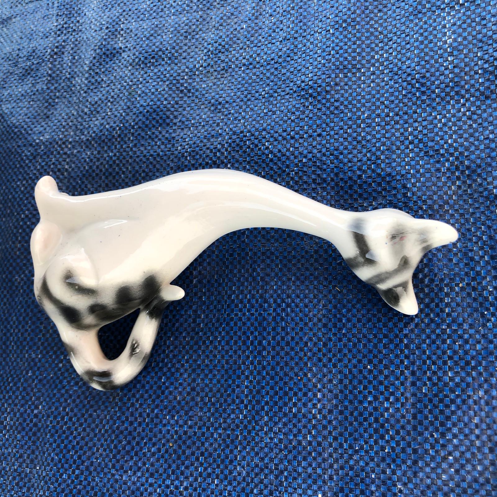 Tre statuette vintage da collezione in ceramica animali - immagine 6