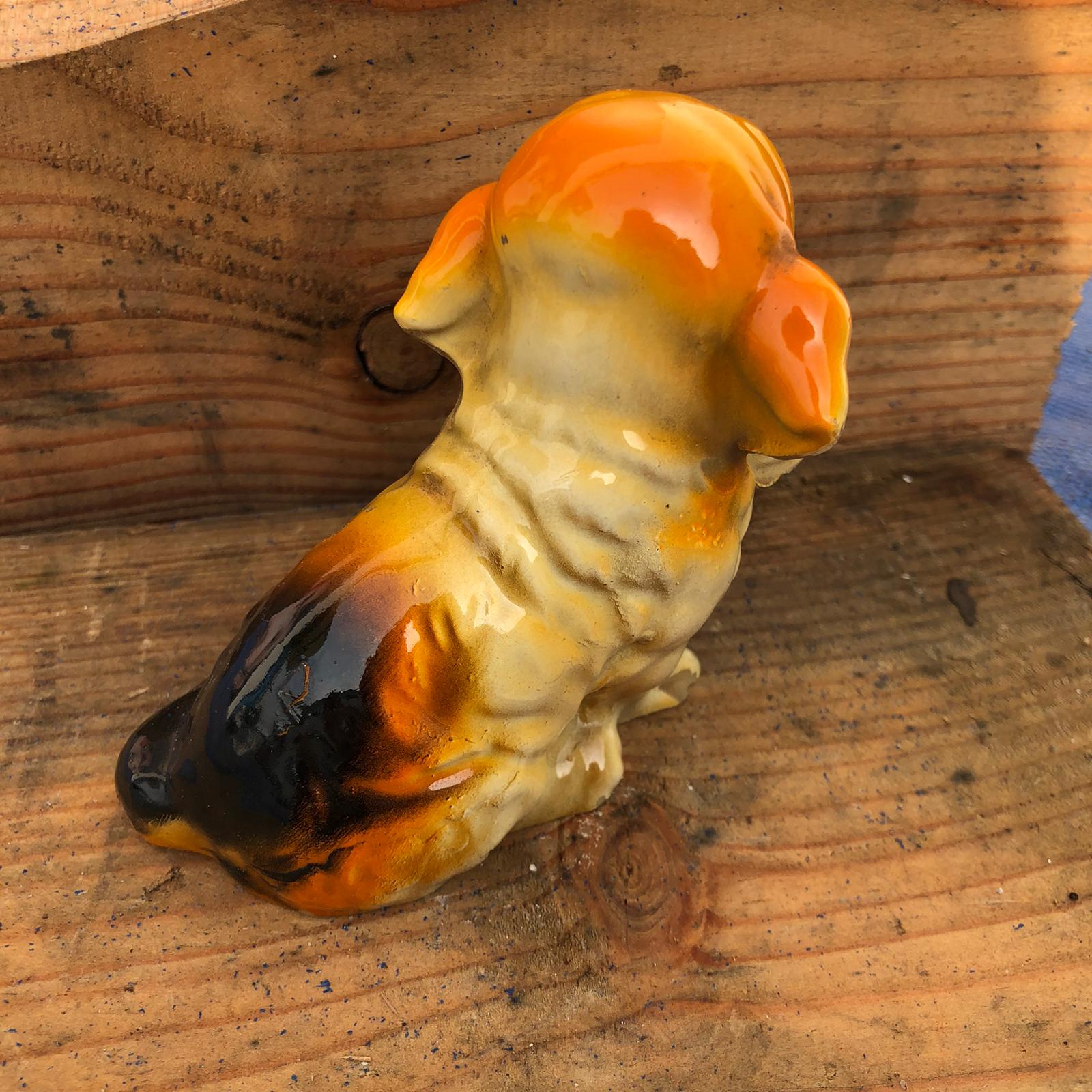 Tre statuette vintage da collezione in ceramica animali - immagine 2