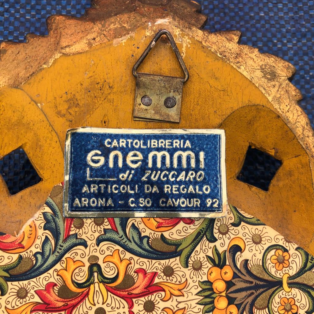 Piccola specchiera vintage in legno dipinto - immagine 3