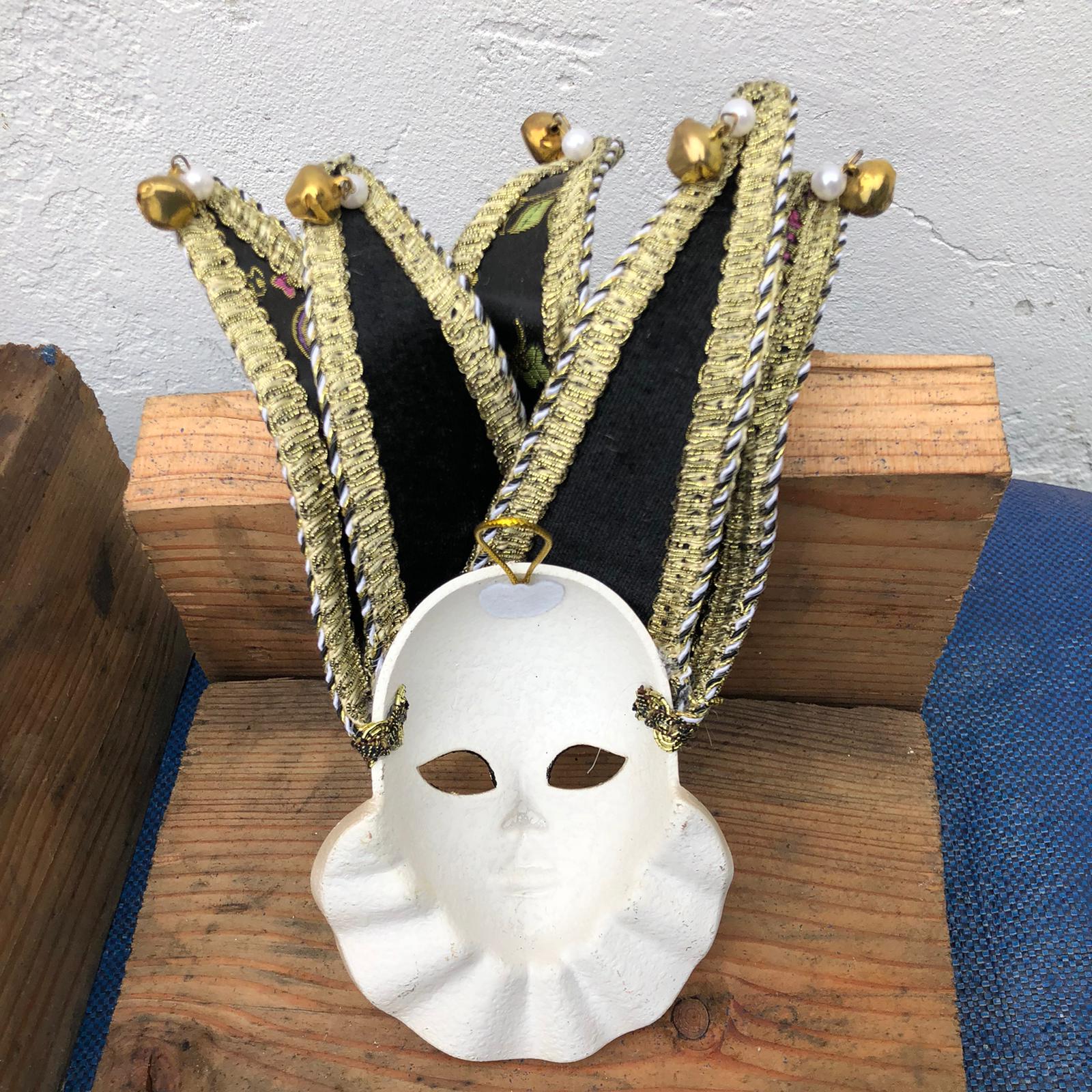 Maschera vintage veneziana murale - immagine 4