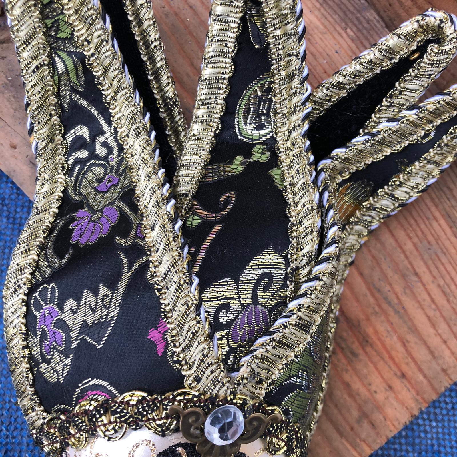 Maschera vintage veneziana murale - immagine 3