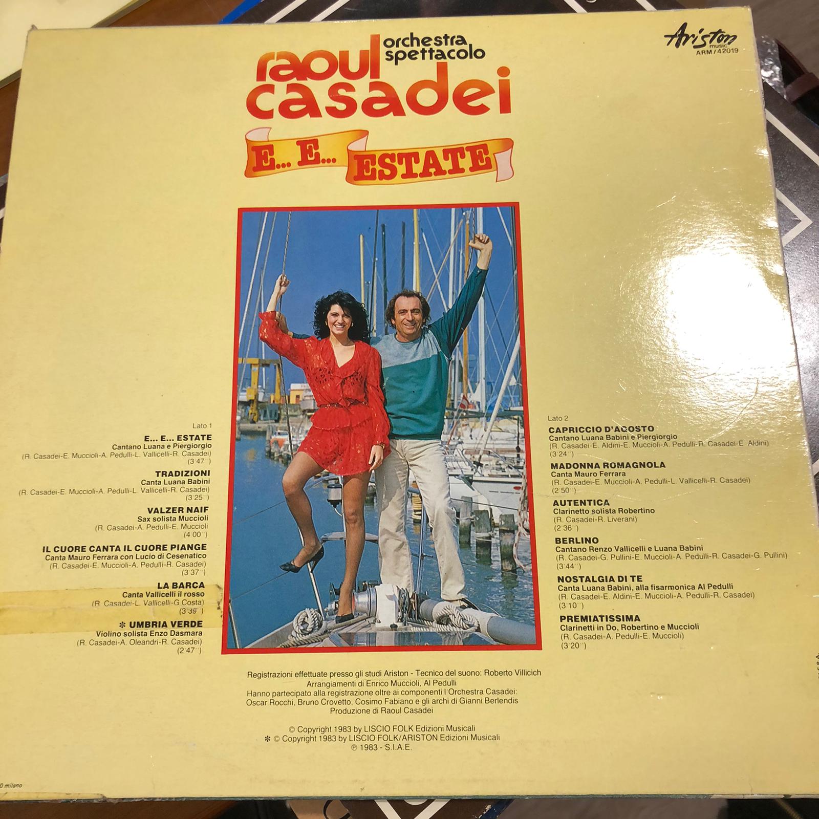 Orchestra spettacolo Raoul Casadei - E... e... Estate - immagine 2