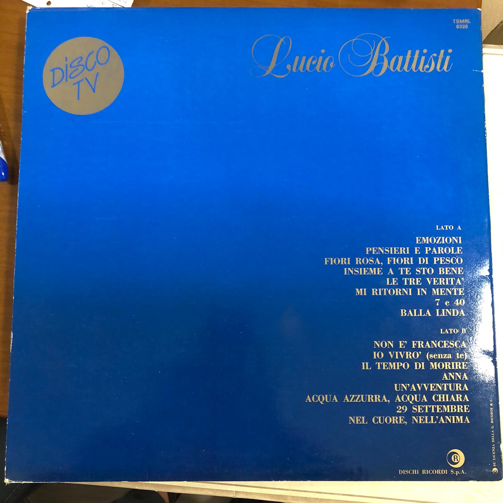 Lucio Battisti Blu - immagine 2