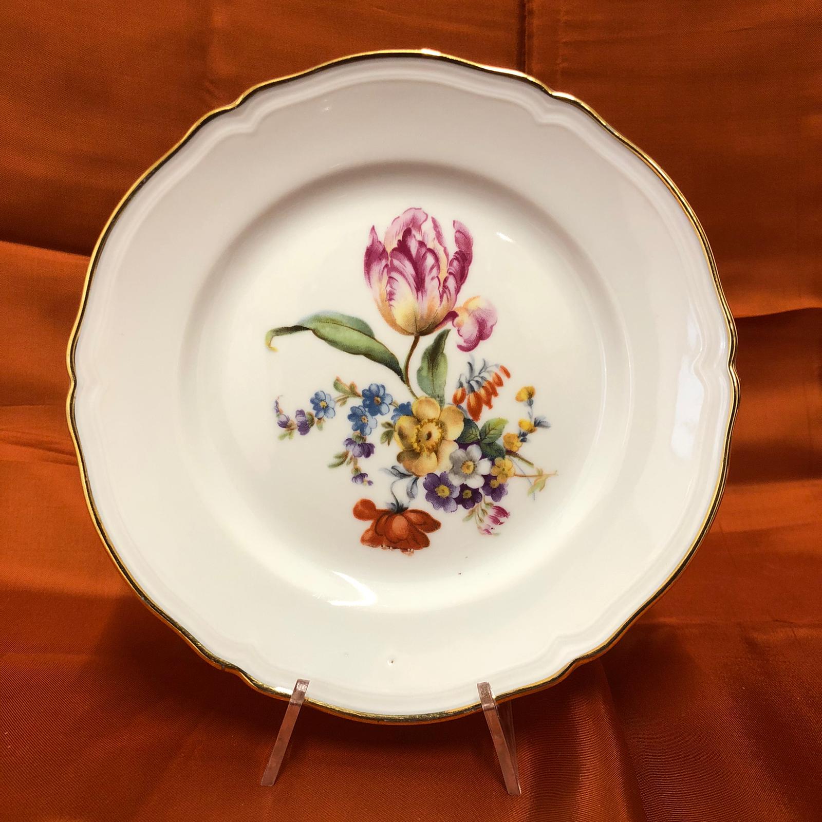 Servizio di piatti da dolce in porcellana vintage - Richard Ginori - immagine 4