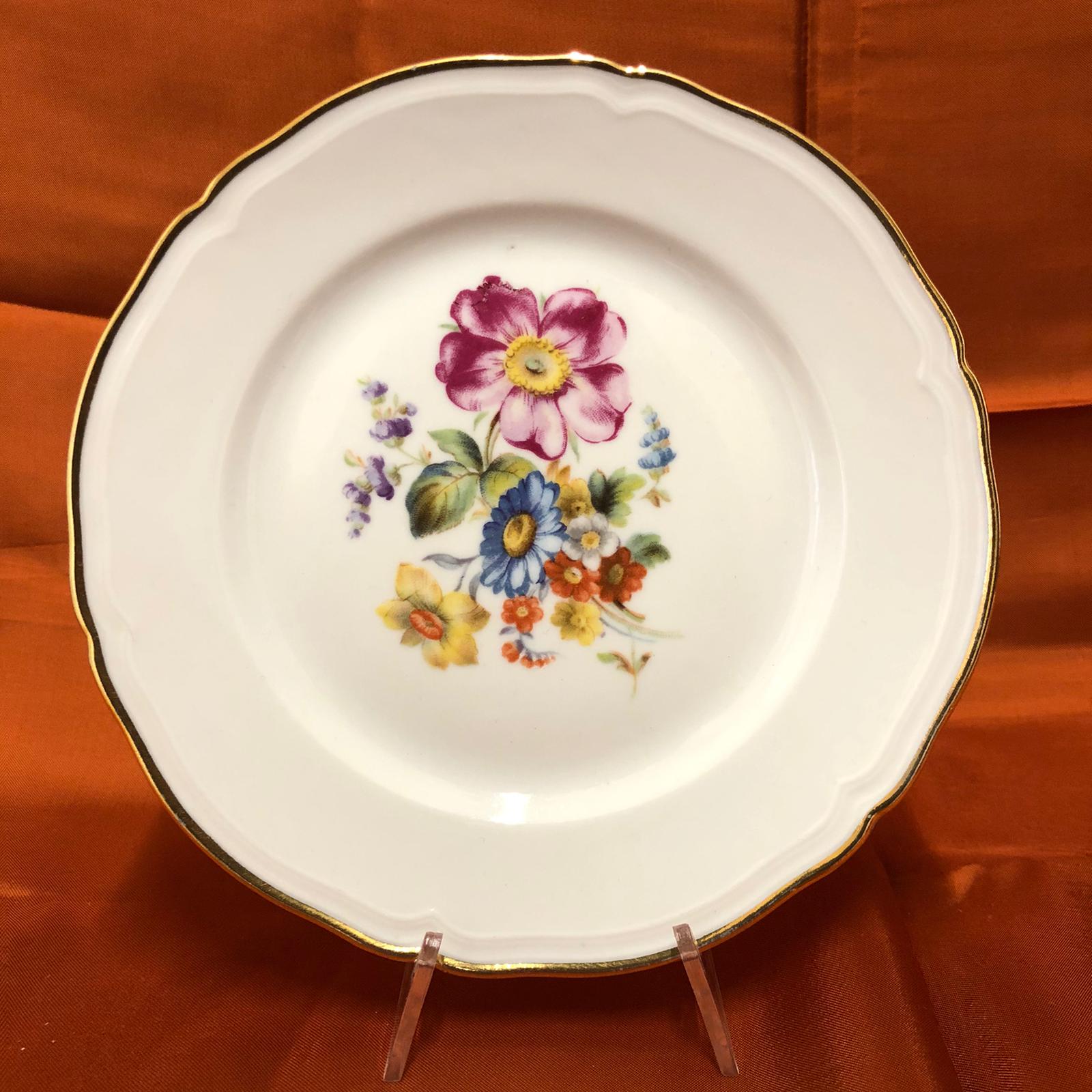 Servizio di piatti da dolce in porcellana vintage - Richard Ginori - immagine 3