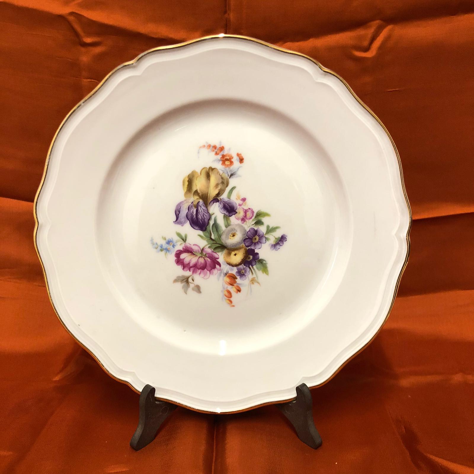 Servizio di piatti da dolce in porcellana vintage - Richard Ginori - immagine 2