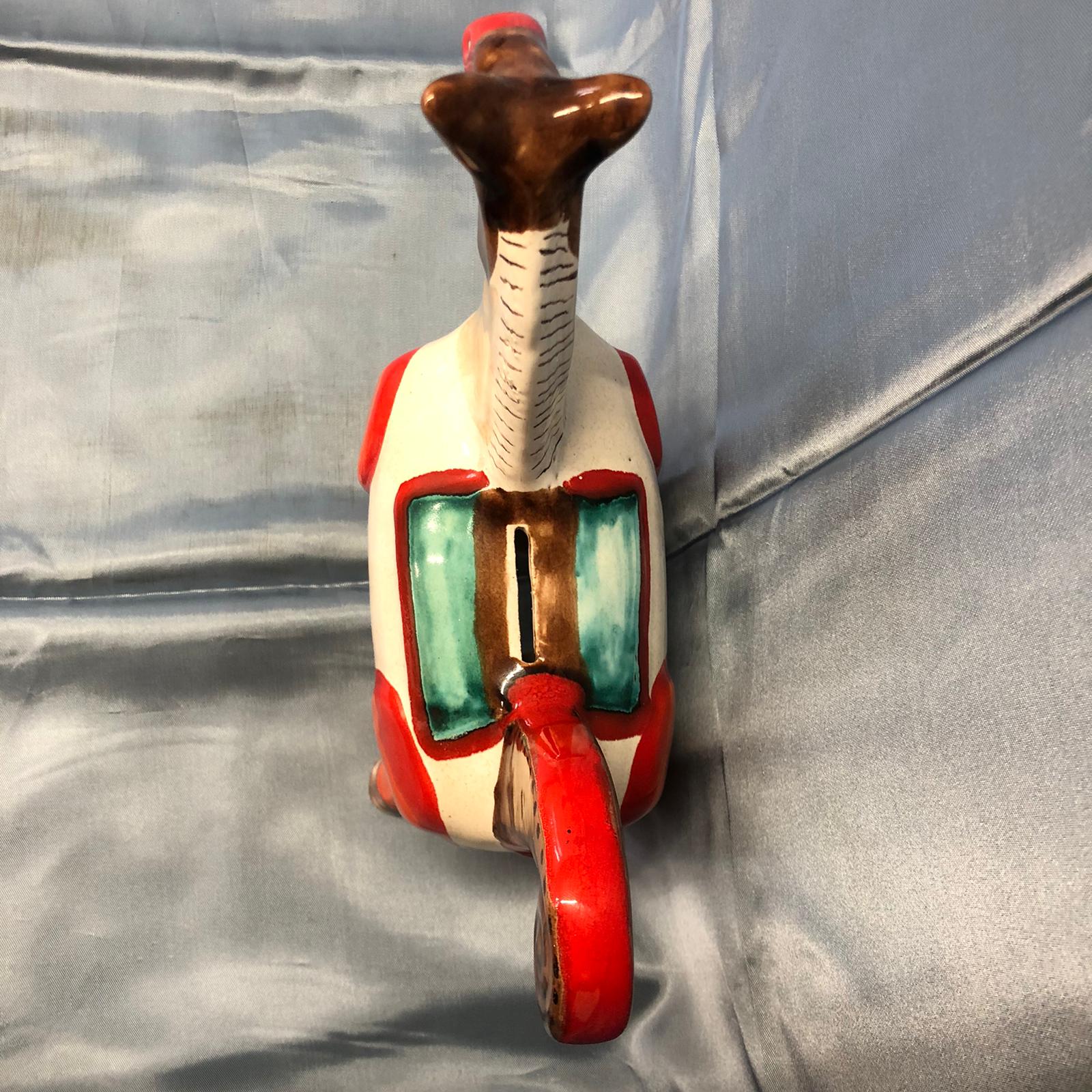 Salvadanaio a forma di cavallo in ceramica - De Simone - immagine 3