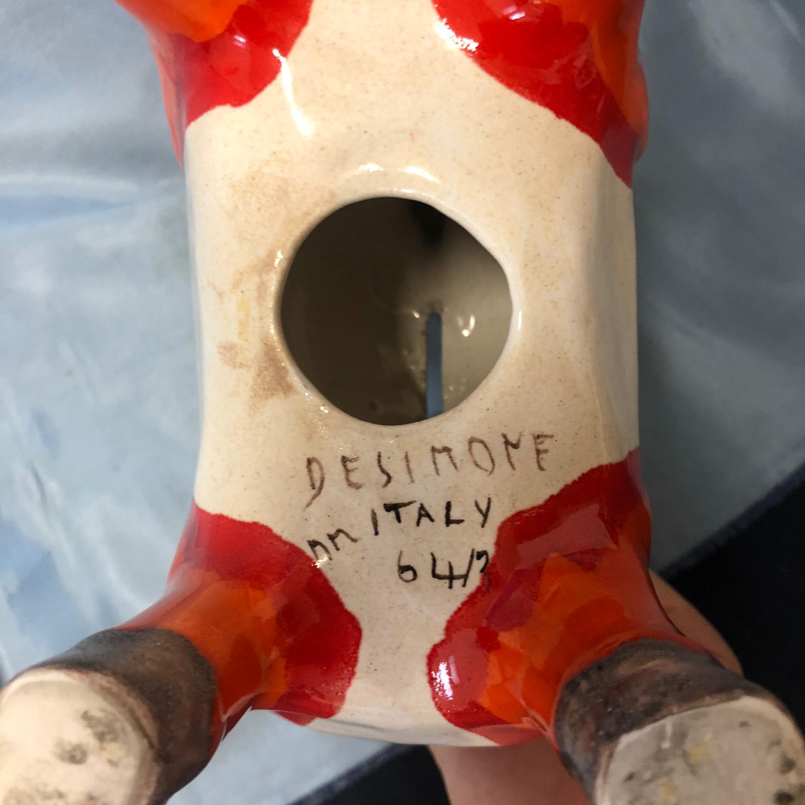 Salvadanaio a forma di cavallo in ceramica - De Simone - immagine 2