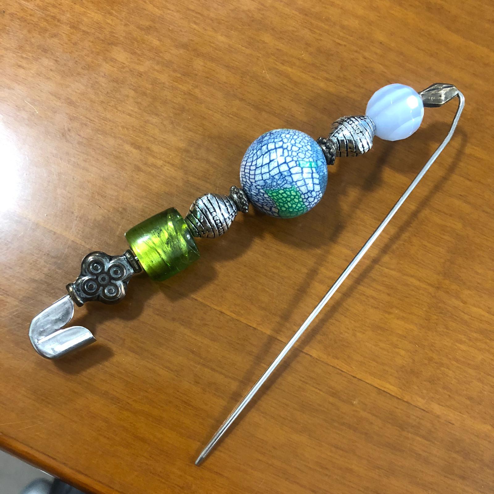 Spillone grande da balia decorato - immagine 2