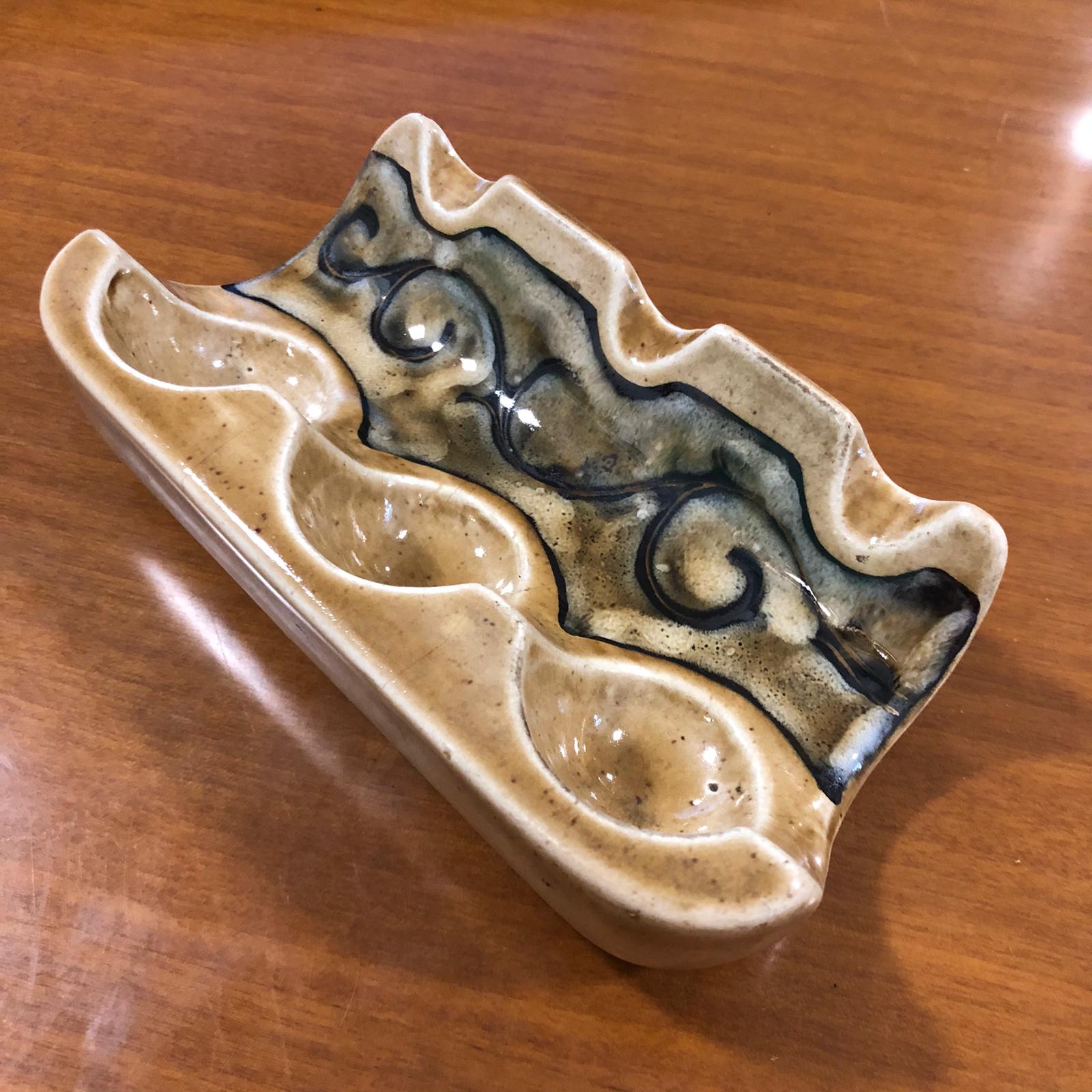Portapipe in ceramica vintage - immagine 4