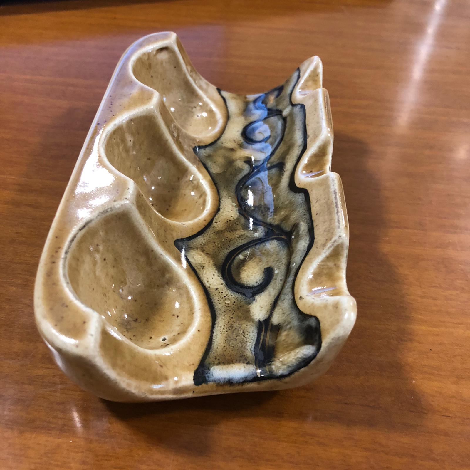 Portapipe in ceramica vintage - immagine 3