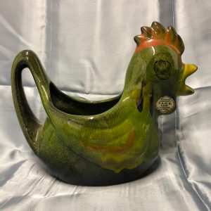 Vecchia caraffa in ceramica a forma di gallo - F.A.C.S.