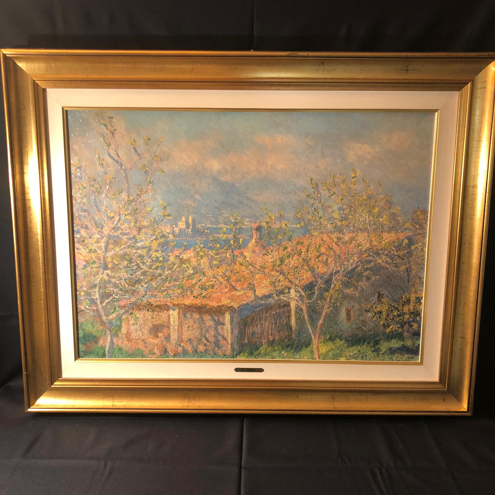 Dipinto casa di campagna - C. Monet
