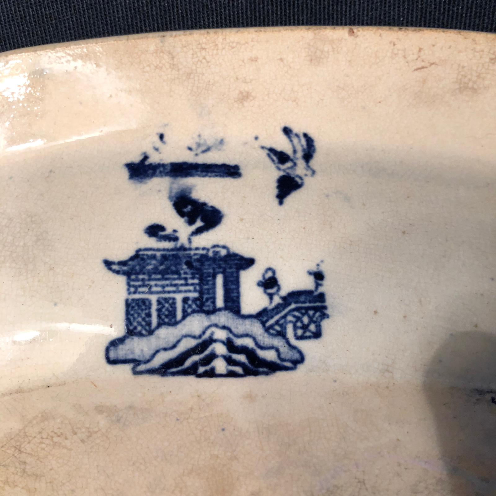 Piatto da portata antico in ceramica orientale - immagine 2