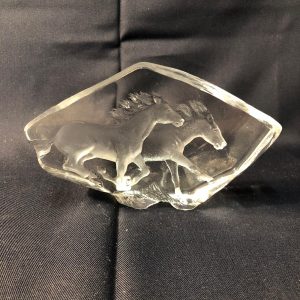 Fermacarte in cristallo - Mats Jonasson Sweden Full Lead