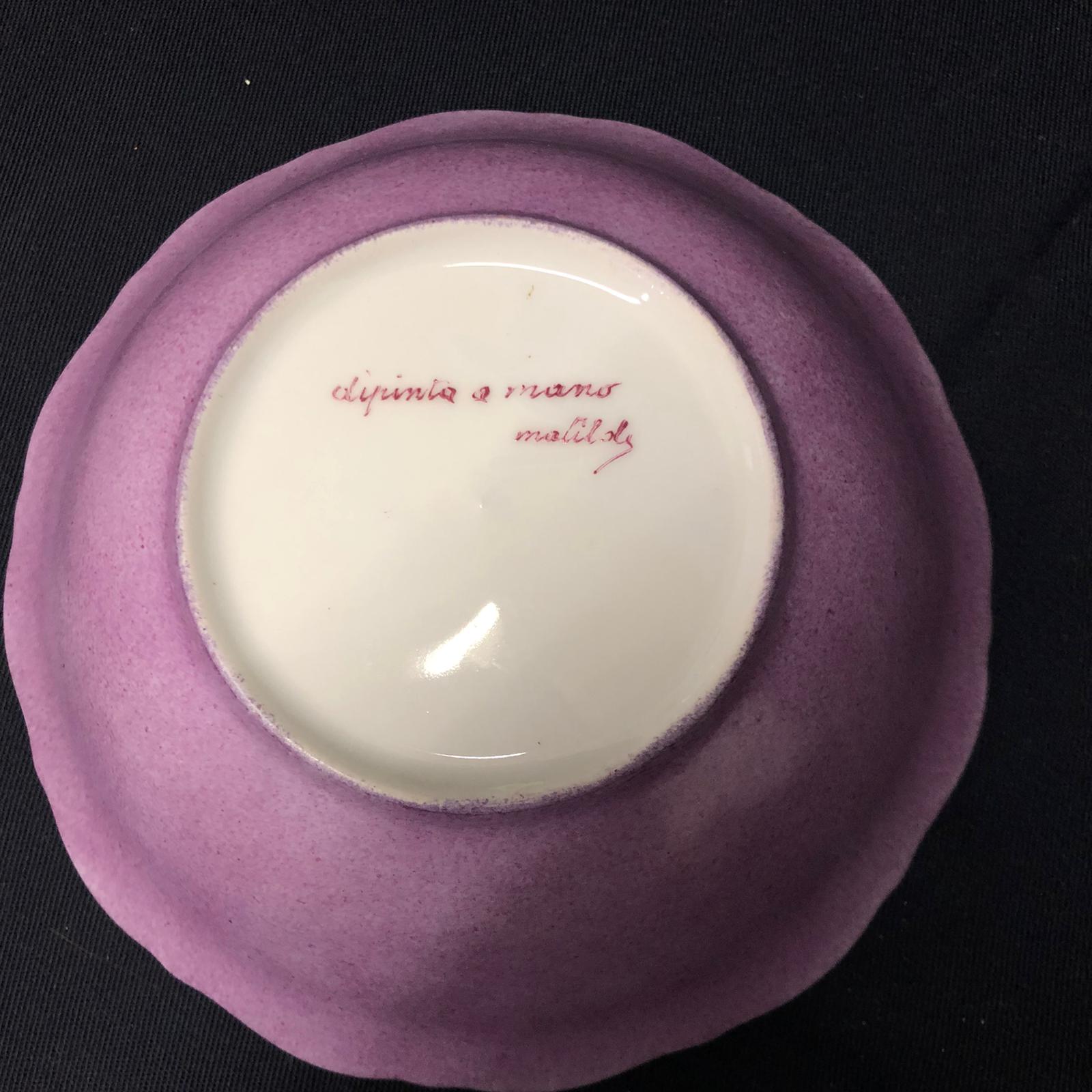 Centrotavola dipinto a mano - Matilde - immagine 3