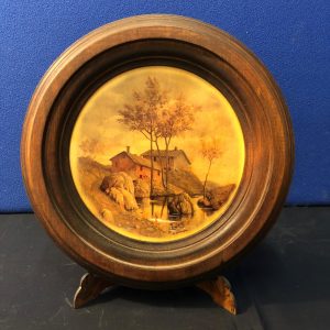 Stampa su legno c/cornice circolare - P. Dilanipa