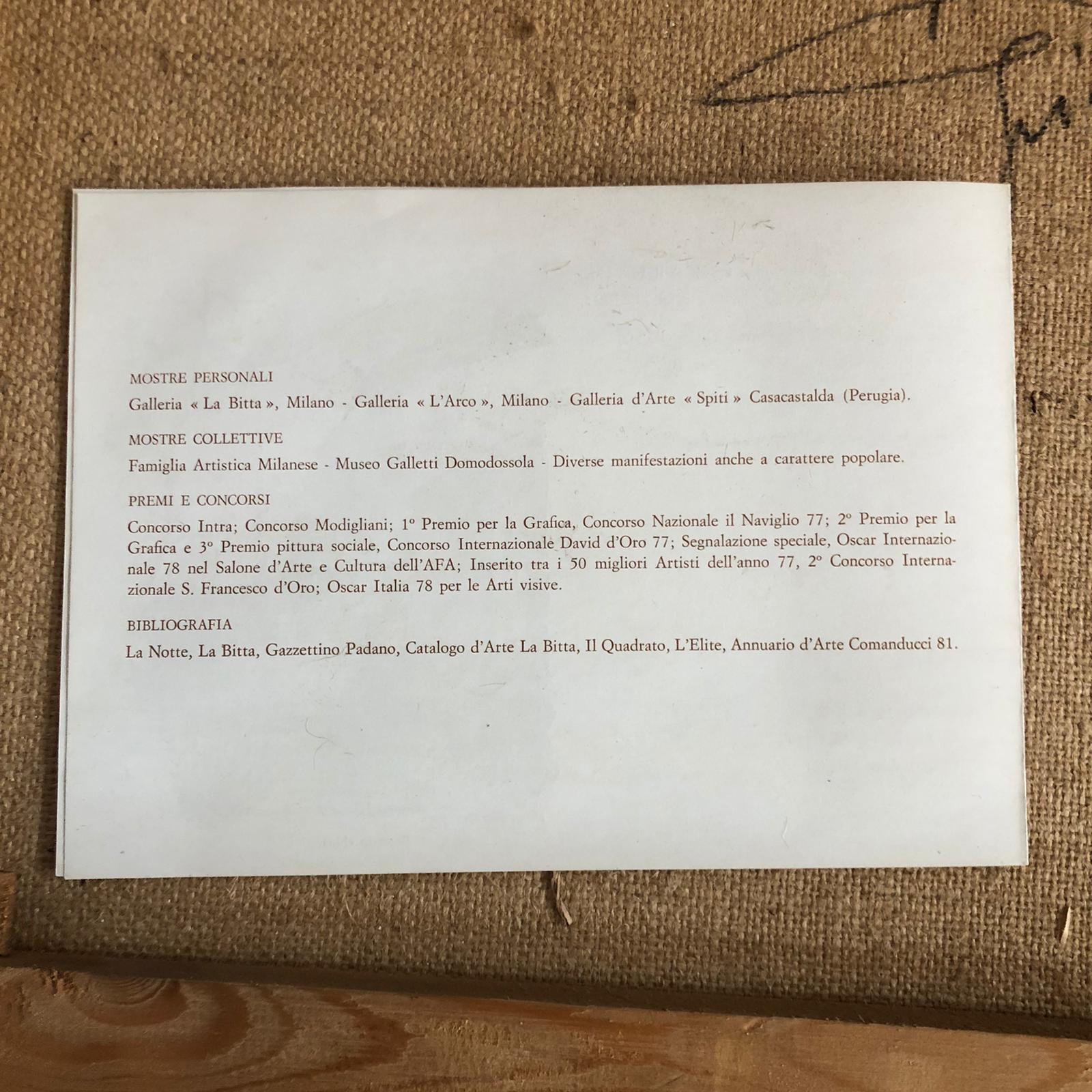 Dipinto olio su tela "cascina c/galline ruspanti" - Giorgio Zuppini - immagine 6
