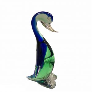 Scultura "Papera" in vetro di Murano