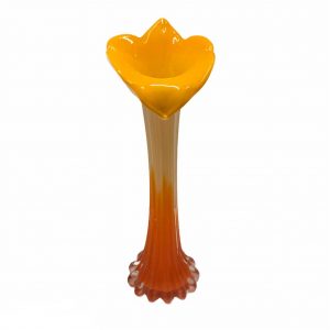 Vaso a calla per fiori in vetro