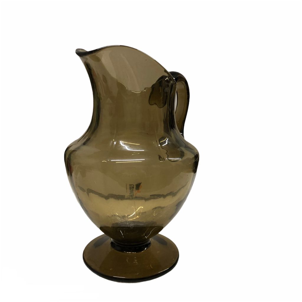 Brocca in vetro nero di Murano - immagine 4