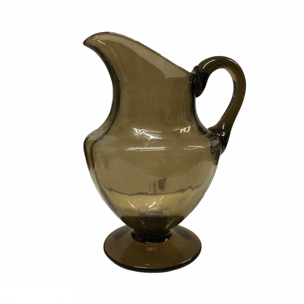 Brocca in vetro nero di Murano - immagine 2