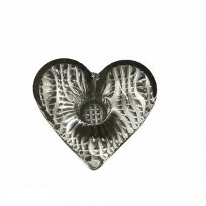 Portacandela "cuore" in vetro