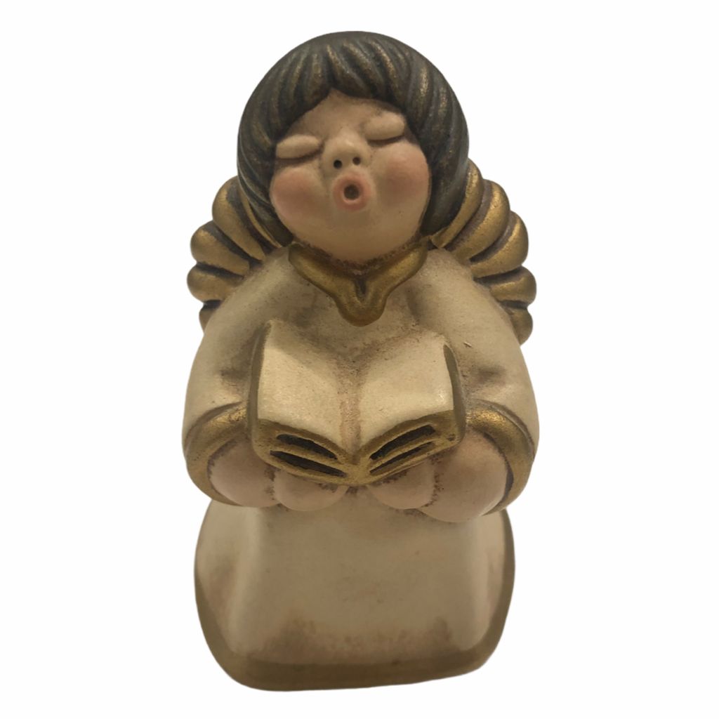 Angelo in ceramica Thun c/libro