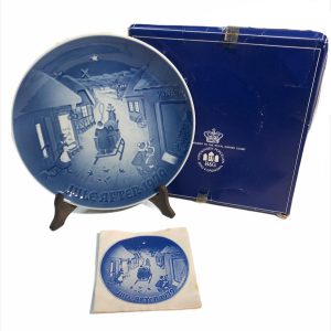 Piatto a parete vintage in porcellana Copenhagen - Jule After 1979