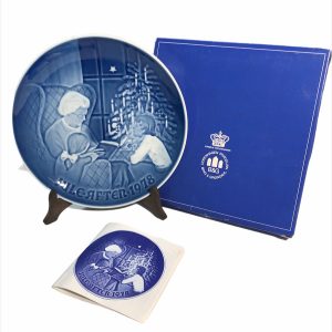 Piatto a parete vintage in porcellana Copenhagen - Jule After 1978