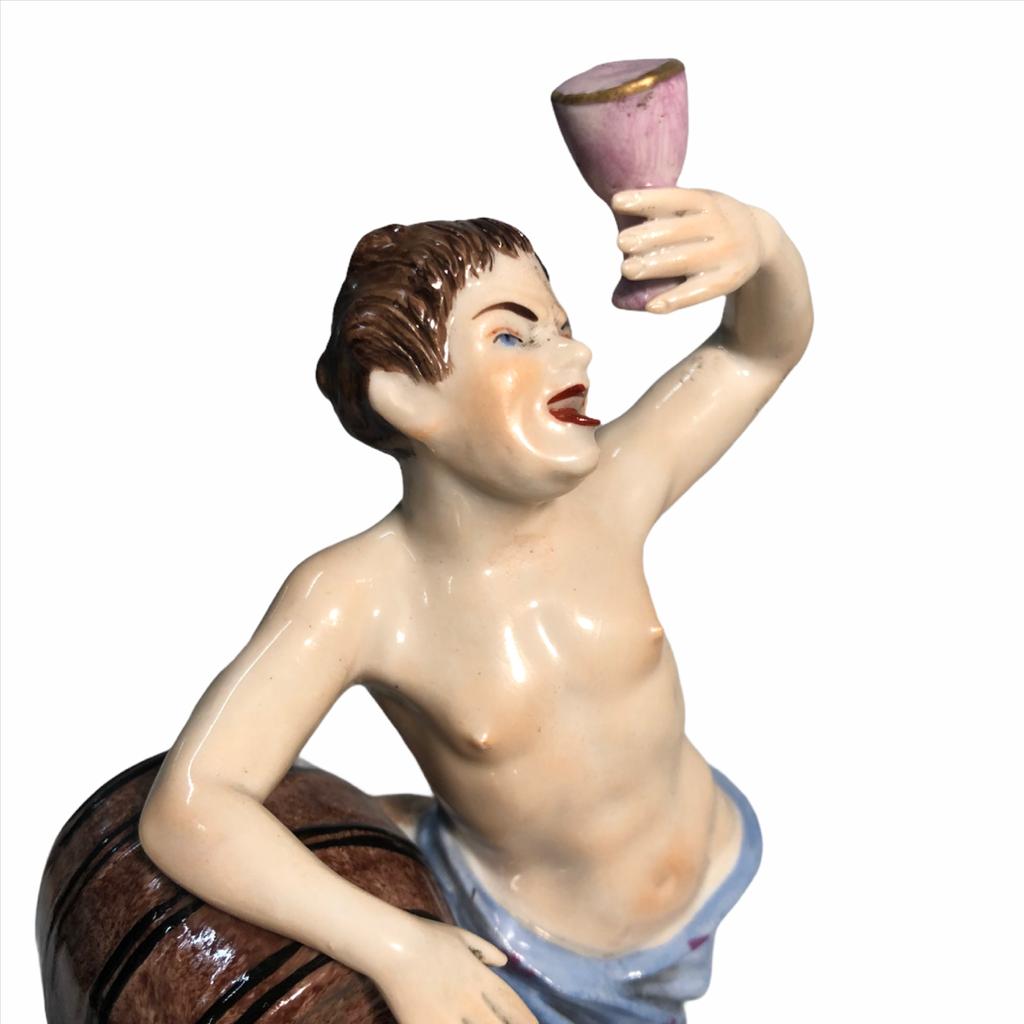 Figure "Quattro Stagioni" in ceramica Capodimonte vintage - immagine 11