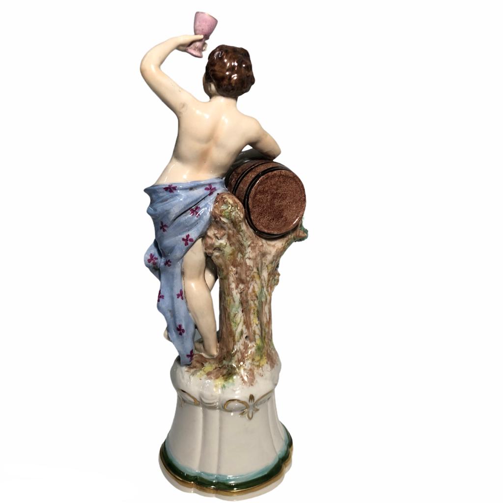 Figure "Quattro Stagioni" in ceramica Capodimonte vintage - immagine 9