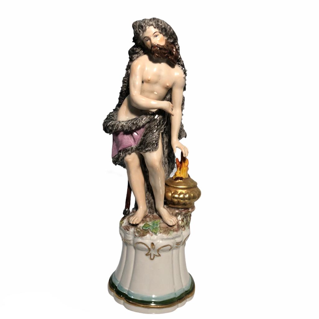 Figure "Quattro Stagioni" in ceramica Capodimonte vintage - immagine 12
