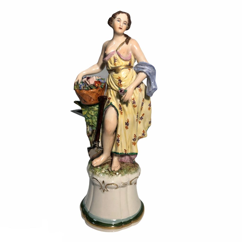 Figure "Quattro Stagioni" in ceramica Capodimonte vintage - immagine 5