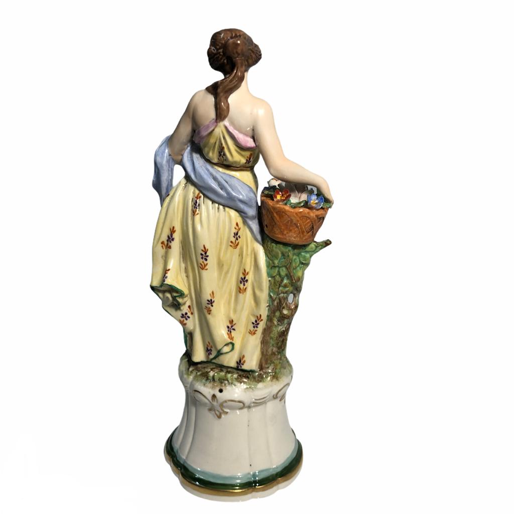 Figure "Quattro Stagioni" in ceramica Capodimonte vintage - immagine 6