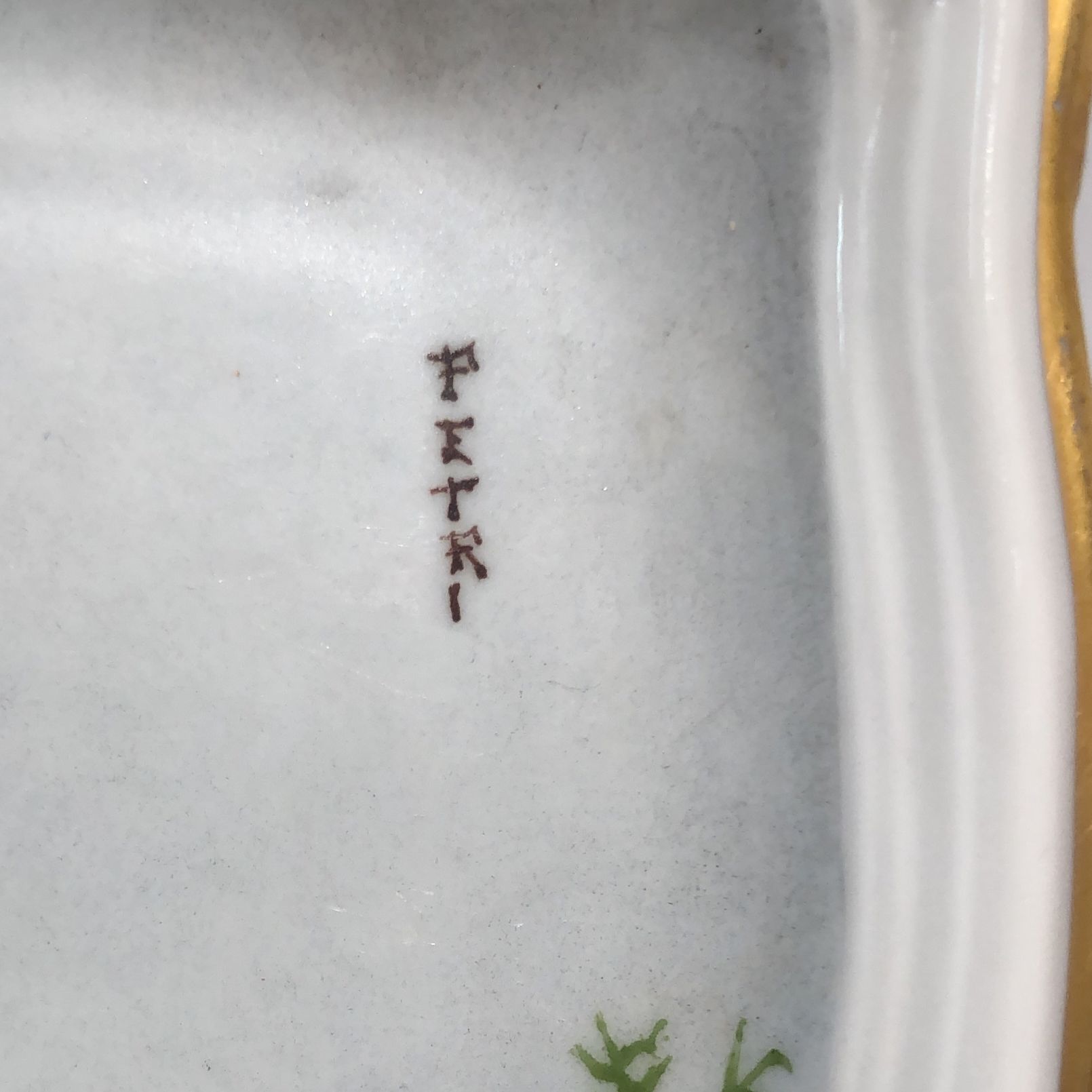 Vassoio in porcellana - Marie Luise Seltmann Weiden Bavaria - immagine 2