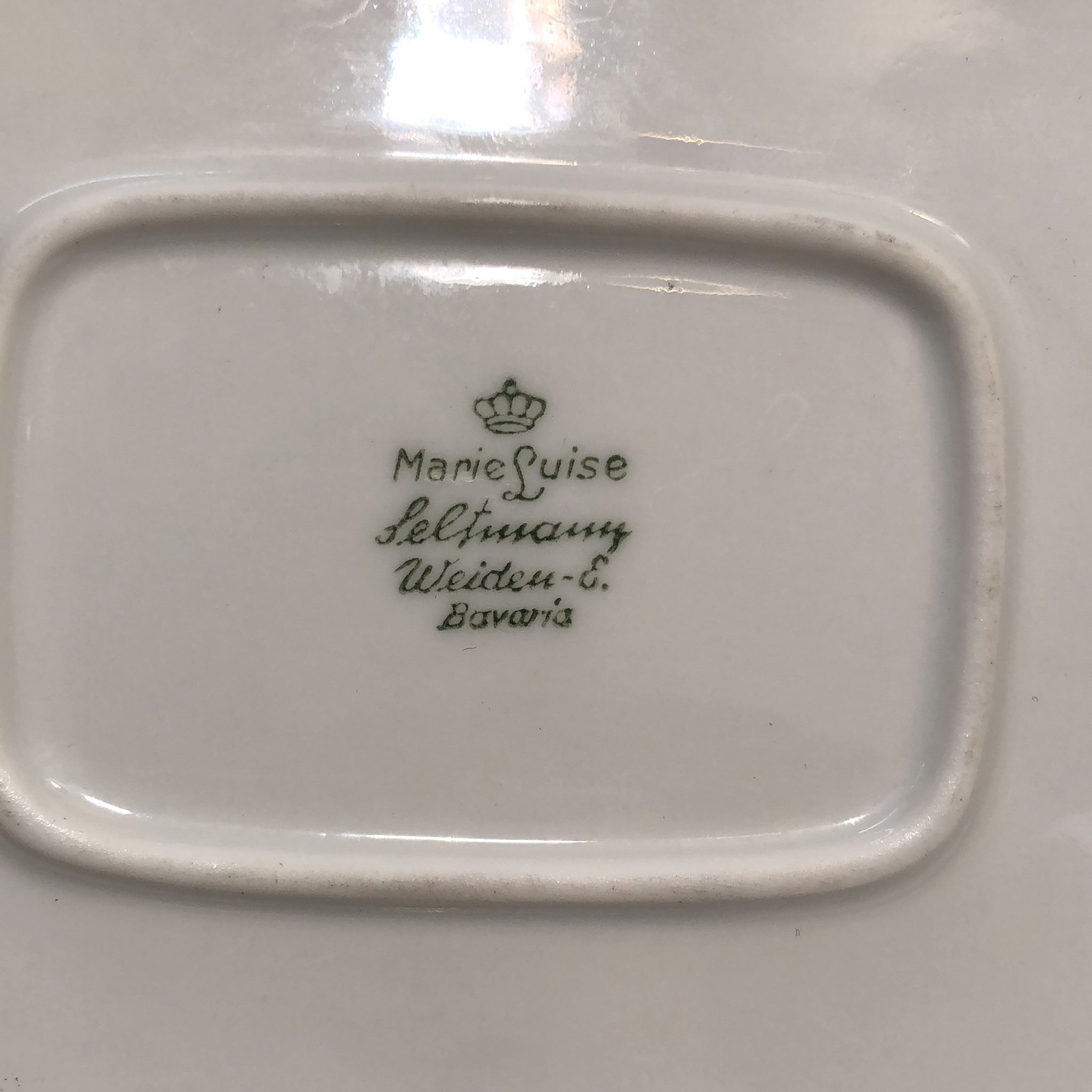 Vassoio in porcellana - Marie Luise Seltmann Weiden Bavaria - immagine 4